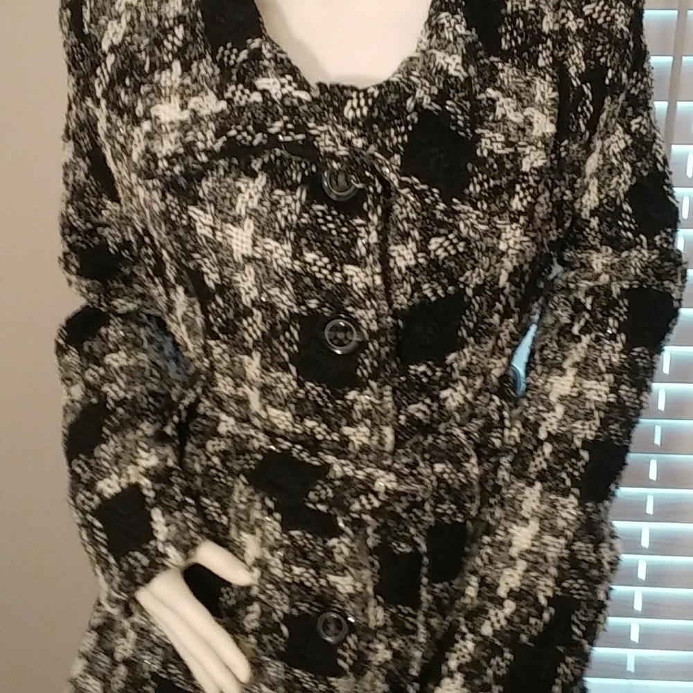 New Women OuterwearCoat/Jacket with Belt by ME JANE Size L - Picture 2 of 12